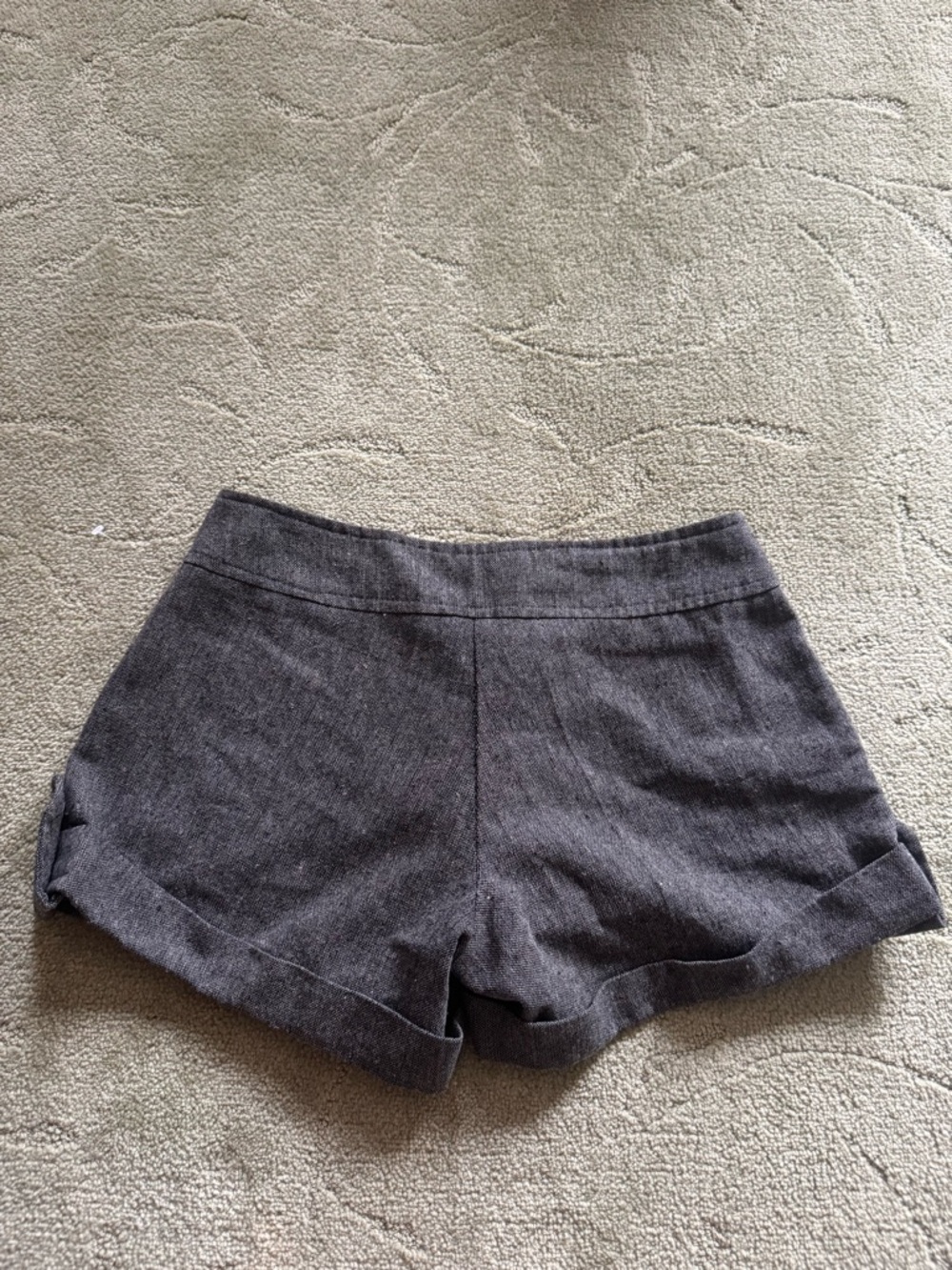 Grey Trouser Shorts